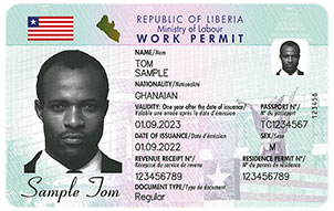 liberian work permit card